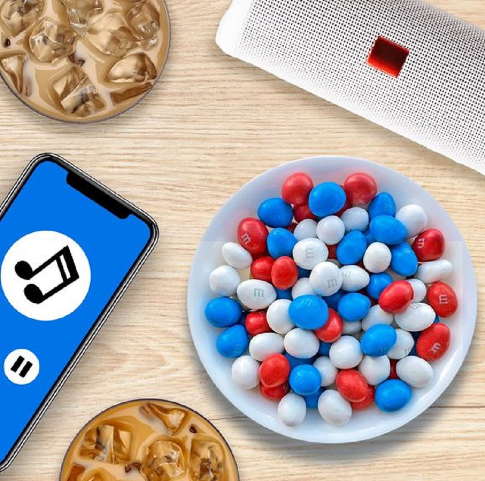 Product of M&M's Red, White & Blue Mix Peanut Chocolate Candy Value Pack, 62 oz.