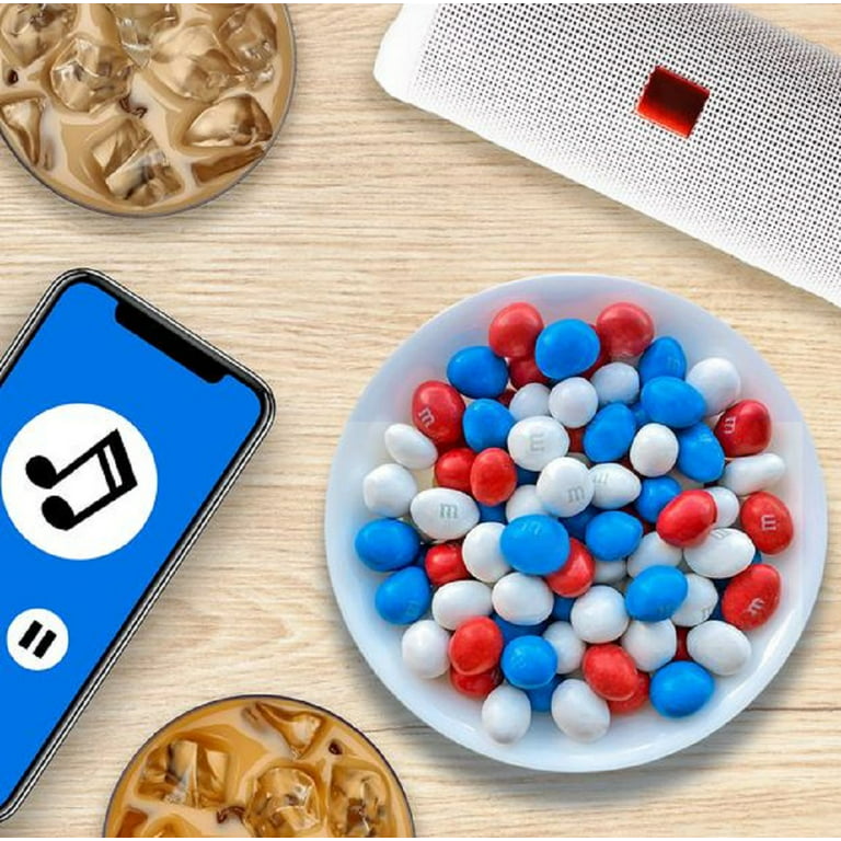 Red, White and Blue Chocolate m&ms – Half Nuts