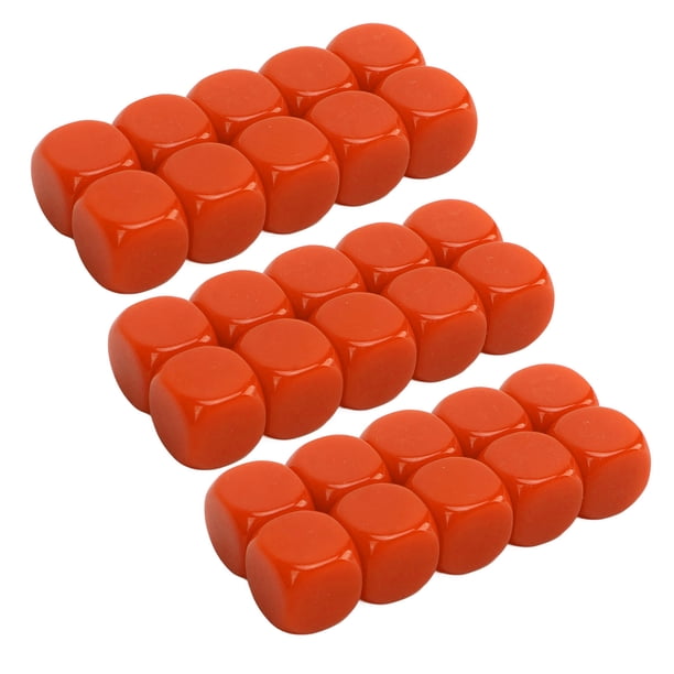 Dados, Juego De Dados Lisos De 6 Caras, 30 Piezas Para La Enseñanza De Matemáticas