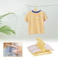 thumbnail image 5 of DPTALR 10pcs Infant Coat Hanger In Nursery Clothes Hangers Regulable Non-slip For Infant Clothes For Toddlers Hangers For Pants For Children With Buckles, 5 of 5