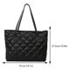 thumbnail image 2 of Bolso de mano para mujer bolso informal con asa superior bolso bandolera hinchado de moda bolso Hobo de invierno, 2 of 9