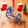 thumbnail image 7 of Dserfhy Horse Christmas Ornament Rhinestones Tree Decor Lucky Zodiac Animal Theme Festive Holiday Decoration, 7 of 7