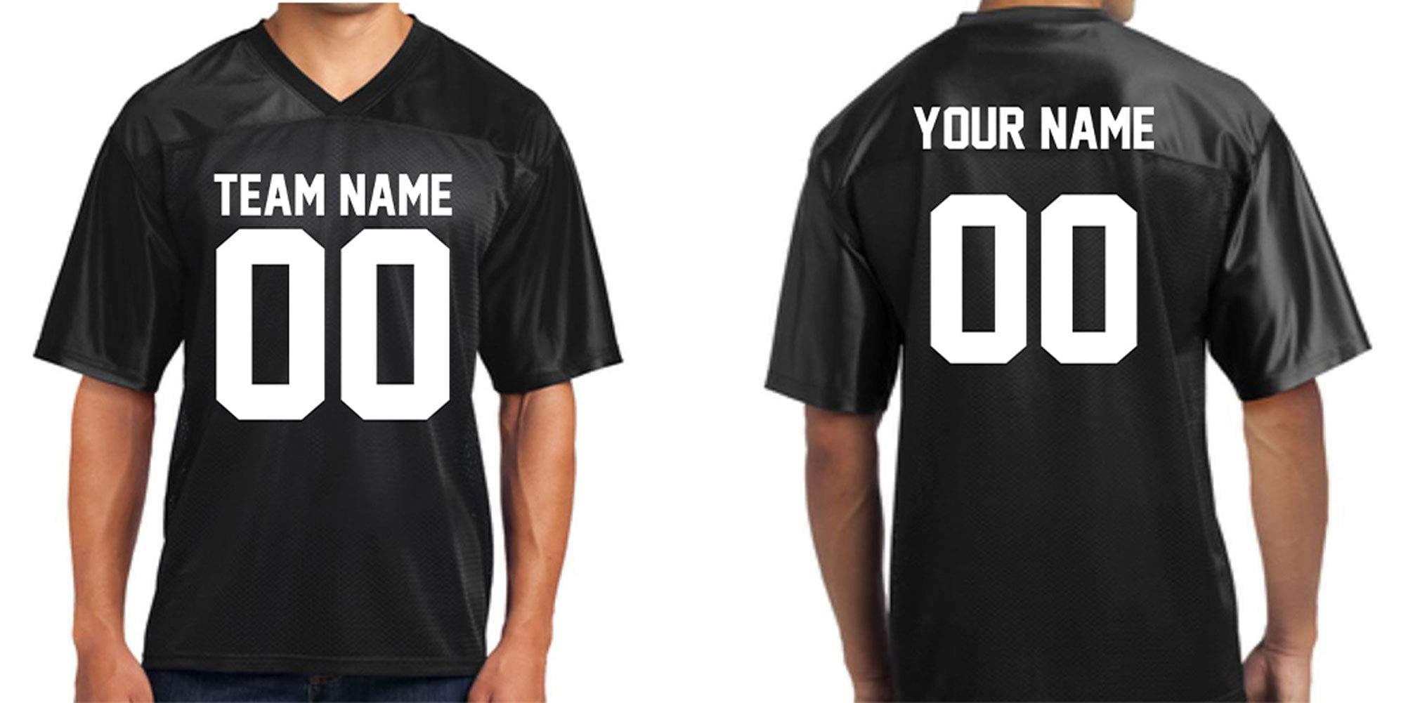 Custom Football Jersey Shirt Make Your OWN 2 Sided Personalized Team Uniforms 