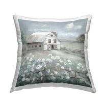 Stupell Industries Traditional Barn & Meadow Decorative Printed Throw Pillow Design by Sally Swatland.