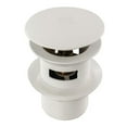 thumbnail image 1 of Trimscape Toe-Touch Tub Drain with Overflow, White, 1 of 1