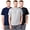 BLACK/GREY/NAVY, variant on Sleepdown Casual T Shirt For Men 100% Cotton Value Pack Men T Shirt Classic Short Sleeves V Neck Tees, Pack of 3 - Medium