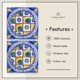 thumbnail image 5 of Azulejo decorativo Casablanca Market MT016 azul de cerámica, 5 of 7
