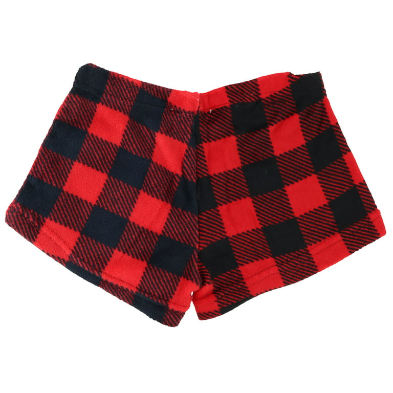 Women's Checkered Flannel Pajama Shorts - Stars Above™ Cream/black Xxl :  Target