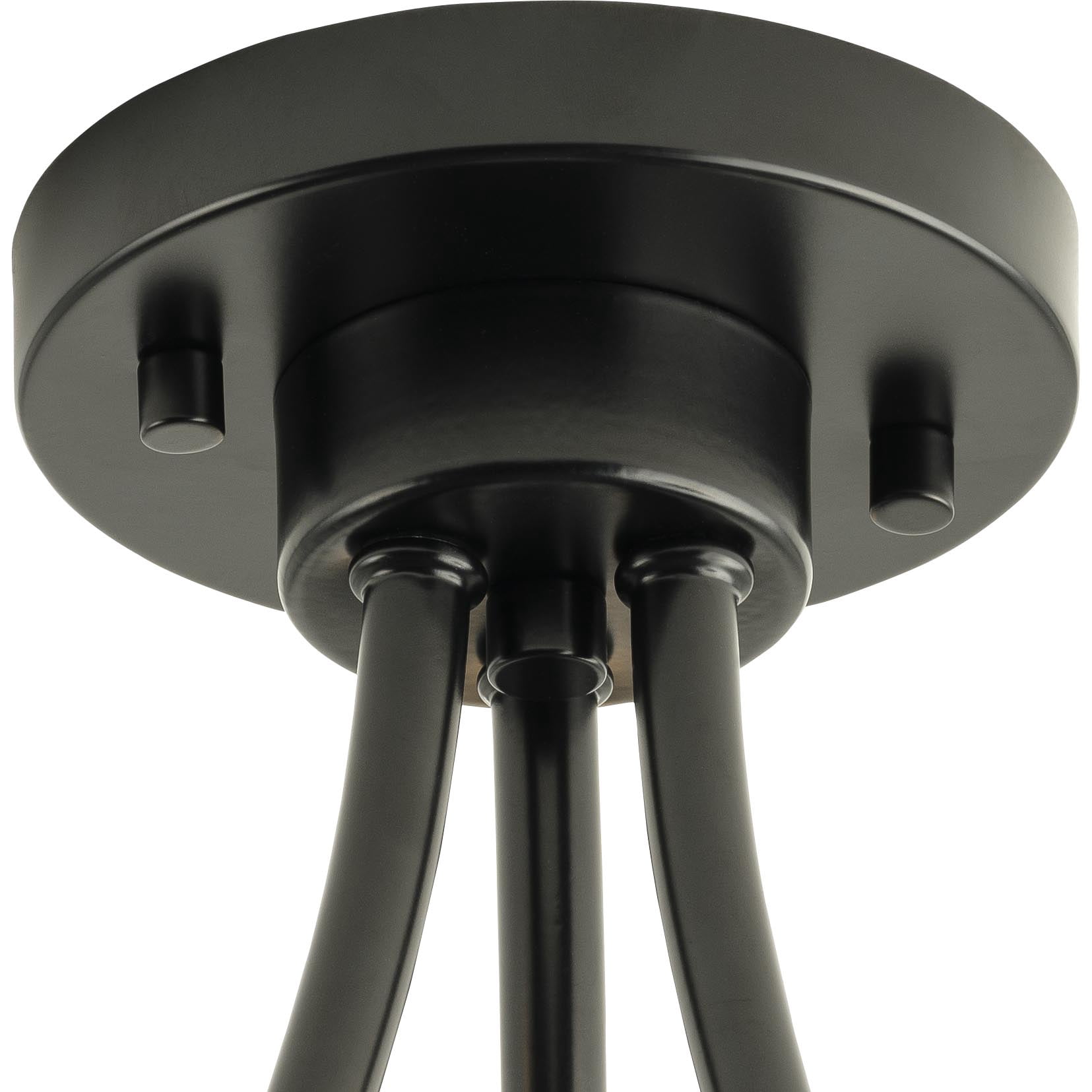Better Homes & Gardens 12.75 in Contemporary Matte Black Convertible Pendant