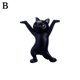 thumbnail image 2 of Lindo gato japonés bailando encantador que levanta la tendencia del bolígrafo gato de montaña adornos hechos a mano, 2 of 2