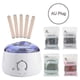 thumbnail image 1 of Electric Wax Pot Warmer Heater Kit + 400g Waxing Beans + 5pcs Depilatory Spatulas, 1 of 5