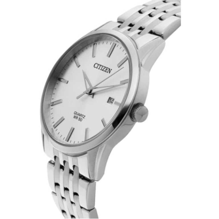 NWT Citizen Quartz Silver Dial Stainless Steel Men\'s Watch 546-01246.png?v=20 main image 3