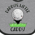 thumbnail image 4 of Inktastic Daddy's Little Caddy Cute Golf Ball Boys or Girls Baby Bib, 4 of 4