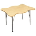 thumbnail image 2 of Tot Mate My Place Rectangular Table, Adjustable Height Legs, Height 14" to 23", Ready-to-Assemble, 2 of 2