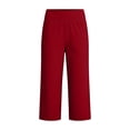 thumbnail image 4 of Vibrex Women's 5" Yoga Capris No Front Seam High Stretch Tight Leggings for Gym Running Workout,Coffee_XL, 4 of 9