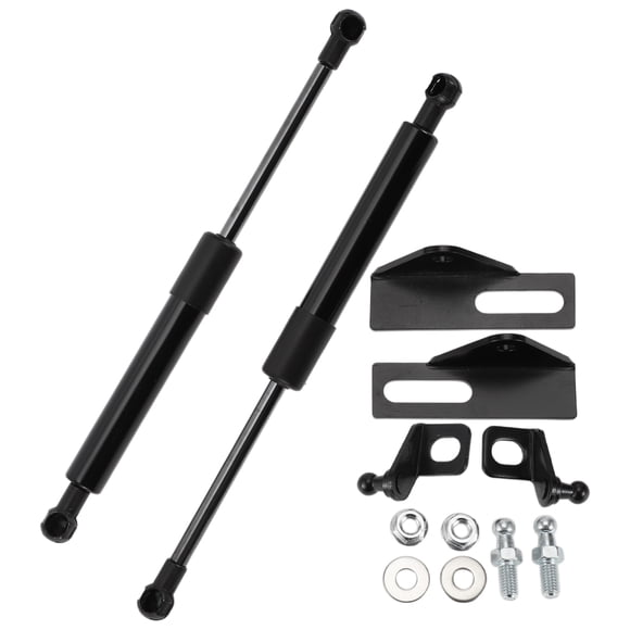 Unique Bargains Lift Supports Struts for Toyota CHR 2018-2022 Front Hood Gas Spring Black with Mounting Bracket,Gasket 2 Set