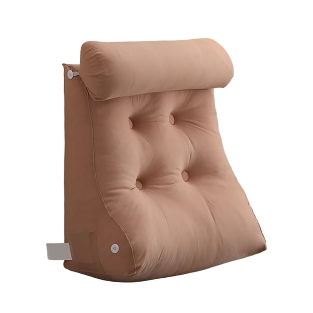 WIFKLSIIPG Coussin de Lecture pour Lit et Repos en Forme d'Arc, Dossier Surélevé, Appuie-Tête en Forme, Coussin Moderne, Oreiller de Soutien Inclinable Utilisé pour Décorer Canapés, Lits et Fenêtres 55x60 cm