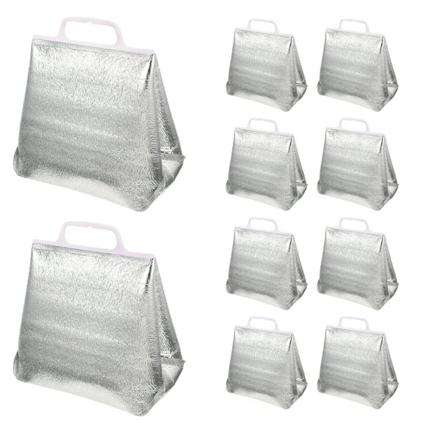 10 bolsas térmicas portátiles para llevar, de gran capacidad, para comida de restaurante