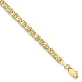 thumbnail image 1 of 10K Yellow Gold chain Anchor 7 in 4.1 mm 4.1mm Semi-Solid, 1 of 4