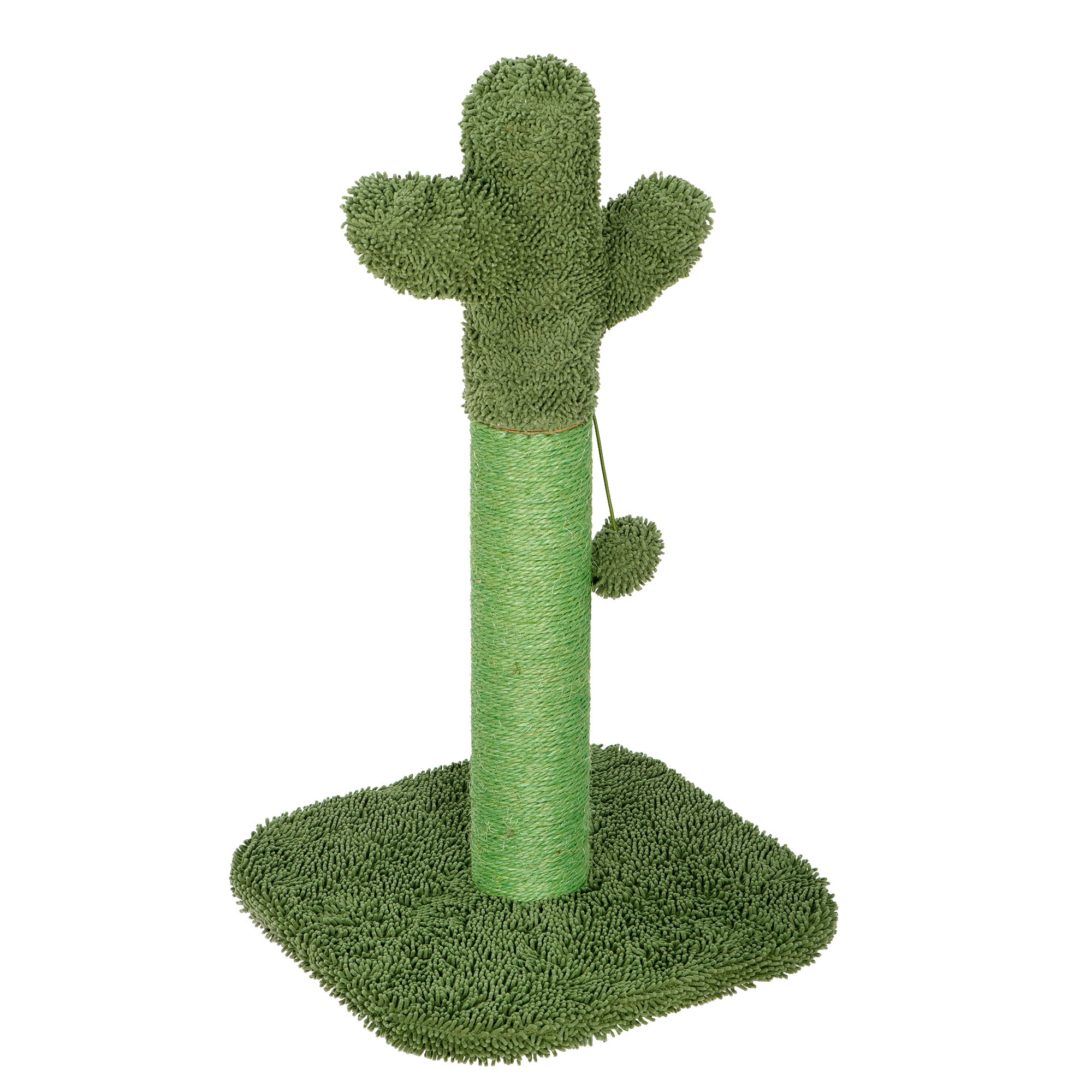 Cactus Cat Scratching Post with Ball, Cat Scratcher Cactus ...