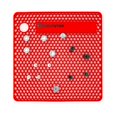 thumbnail image 1 of Bandeja organizadora de tornillería Boltster Fastener Organizer Tray roja de silicona 25 x 25 cm, 1 of 9