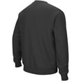 thumbnail image 2 of Men's Colosseum Charcoal Texas Tech Red Raiders Arch & Logo Crew Neck Sweatshirt, 2 of 4