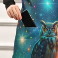 thumbnail image 4 of Kitchen Apron with 2 Pockets Adjustable waterproof Cooking Aprons for Women Men Chef Owl on Branch with Colorful Star, 4 of 7