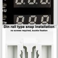 thumbnail image 3 of Dual Displays Self-reset Protector Overvoltage Undervoltage Current Adjustable Circuit Breaker Automatic Reclosure Switch, 3 of 8