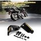 thumbnail image 5 of Protectores de mano para motocicleta, protectores de mano universales para manillar de 7/8", protector contra el viento y el frío, deflectores de parabrisas (2 piezas, negro) TUNC Sencillez, 5 of 5