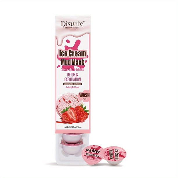 Rejuvenate Your Skin with this Moisturizing Strawberry Milk Cleaning Mud Facial Mask!