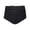 Black, variant on GPOECD Tankini Shorts For Women High Waisted Ruched Swim Bottoms Bikini Briefs Swimsuit Skirts Style Bikini Bottoms For Women Red,S
