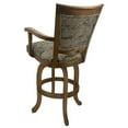 thumbnail image 2 of Tobias Designs 30" Swivel Solid Wood Counter Bar Stool in Poet Desert Brown, 2 of 3