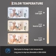 thumbnail image 2 of LED Bathroom Mirror with Lights - Backlit + Front Lit Dimmable Anti-Fog, Shatter-Proof Vanity Mirror with Memory Function (Horizontal/Vertical), 2 of 10