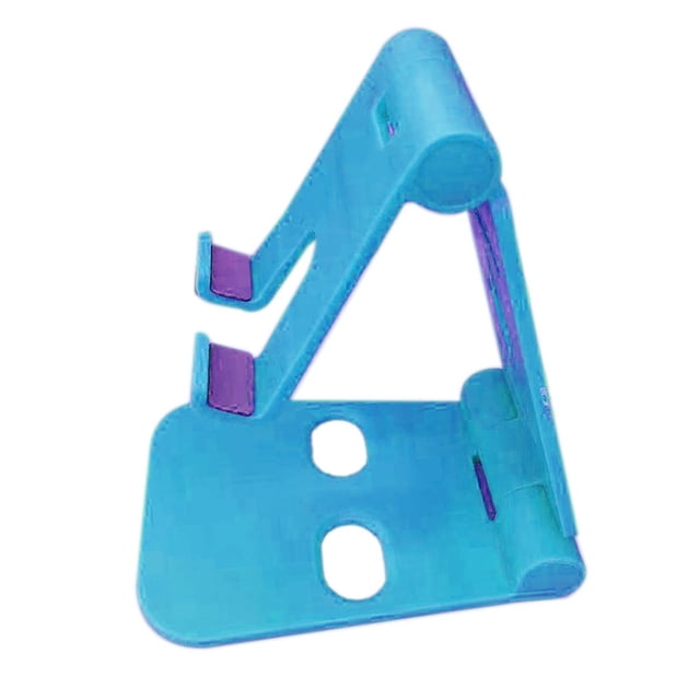 Methold Soporte universal para teléfono móvil, soporte plegable para teléfono móvil, soporte de escritorio ajustable Teléfono y Comunicación azul