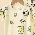 thumbnail image 4 of KPOPLK Toddler Boy Pajamas Fall Winter Pjs for Boys Long Sleeve Sets Kids Excavator Print Sleepwear Jammies Clothes Beige Size 5-6 Years, 4 of 5