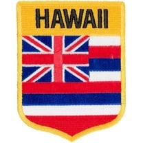 Hawaii State Flag Shield Patch, United States of America Patches