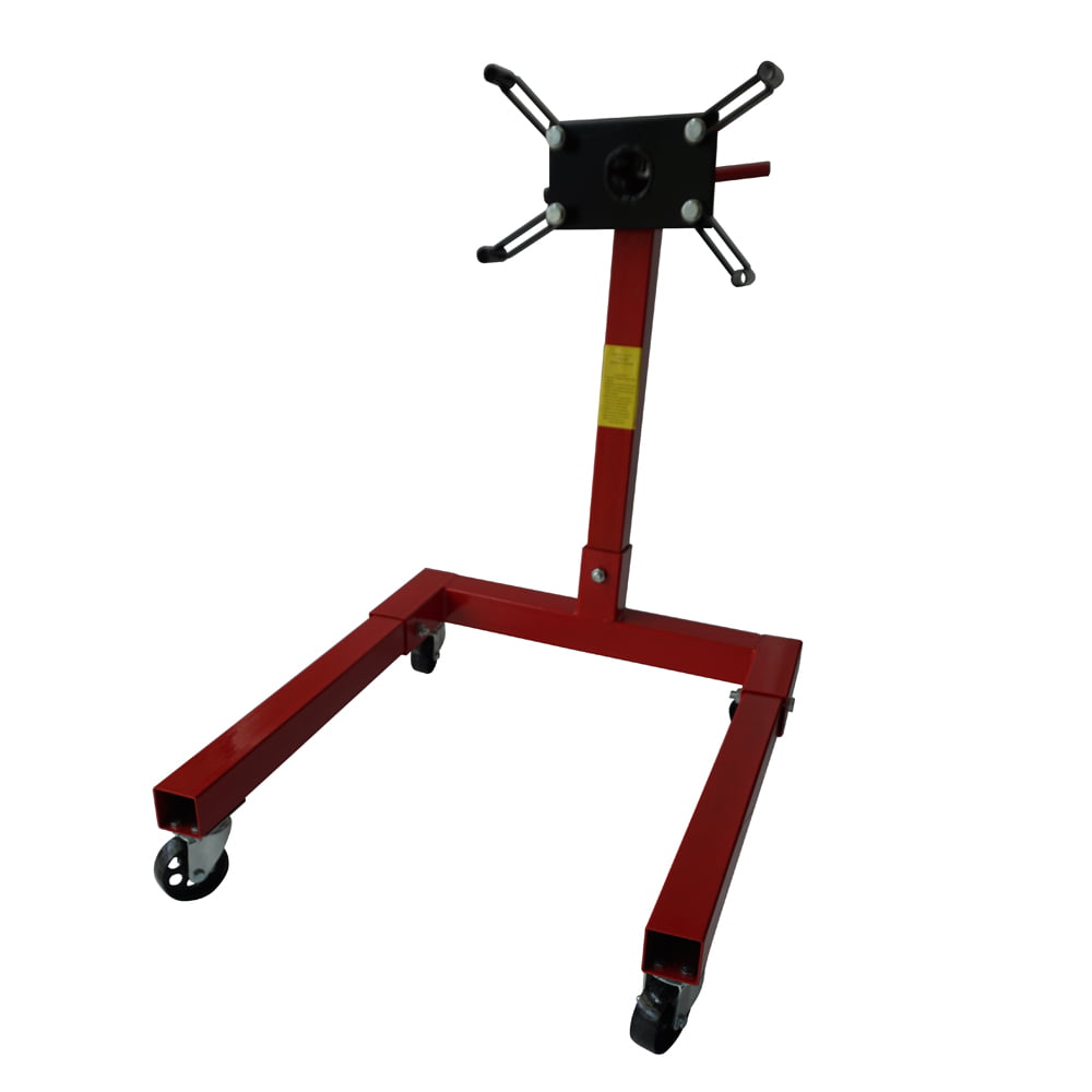 JEGS 80040 Red Engine Stand 1000 lbs Capacity 360 Degree Head Motor Stand 