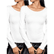 thumbnail image 1 of Set 2 Blusas Mujer Manga Larga Interior Térmico Invierno Dama, 1 of 6