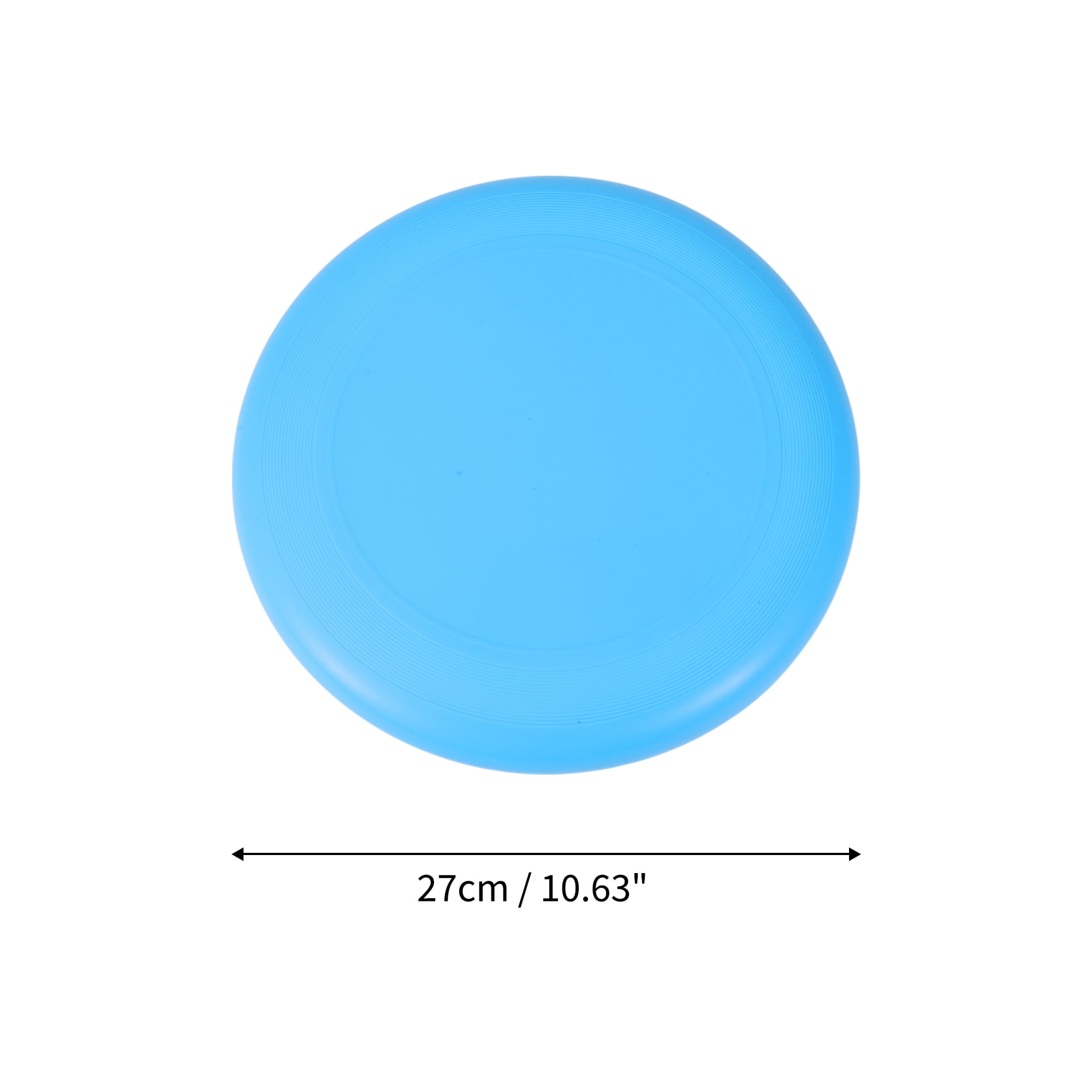 Unique Bargains Solid Color Flying Disc for Outdoor and Indoor Fun 1 Pc ["Blue"]