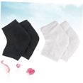 thumbnail image 2 of Gel Heel Socks 6 Pairs Moisturizing Socks Gel Heel Socks Heel Protector Protective Case Casual Socks Men and Women Ordinary Heel Absorbers Heel Sleeves Heel Absorbers, 2 of 5