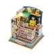 thumbnail image 3 of Casa de muñecas en miniatura hecha a mano, modelo de casa de muñecas con luces LED, caja de habitación de madera, Estilo D, 3 of 9