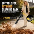 thumbnail image 5 of 700 CFM Leaf Blower Compatible with DeWalt 20V Max Battery (Bare Tool) | 200 mph Heavy-Duty Cordless Blower with 2-Speed Sliding Switch, Copper Motor for Lawn Care, Yard Debris & Winter Snow, 5 of 8