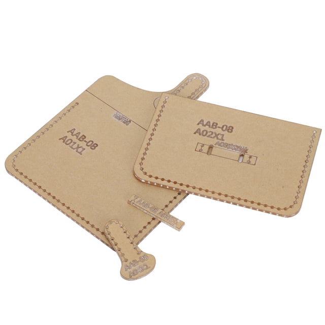 Filfeel Modèle Acrylique DIY, Modèle en Cuir Acrylique Robuste, Modèle Acrylique, 4Pcs pour les Cadeaux d'Artisanat Maison