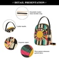 thumbnail image 4 of FORMRS Crossbody Bag for Women Quilted Travel Shoulder Cell Phone Purse with Chain Strap Handbag, Geometric Sun, 4 of 7
