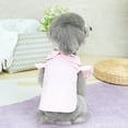 thumbnail image 6 of Lovely Pet Clothes Thin Doll Collar Embroidery Decor Pet Shirt for Party, 6 of 8