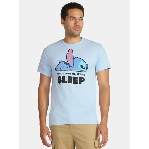Stitch Men's and Big Men's Graphic Tee with Short Sleeves, Sizes S-3XL