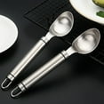 thumbnail image 3 of Home Essentials 304 Stainless Steel Spoon Wooden Handle Ice Cream Spoon Ice Cream Spoon, 3 of 6