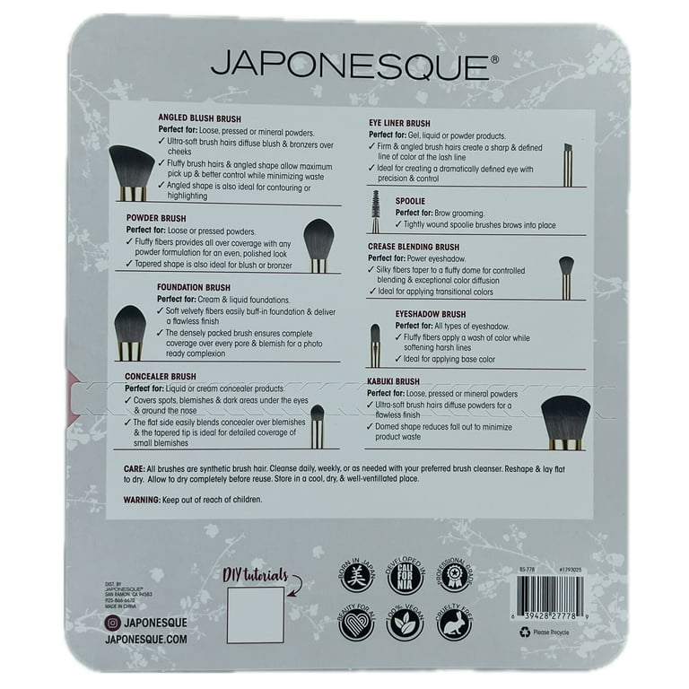 Japonesque 6 Piece Essentials Brush Set - Walmart.com