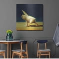 thumbnail image 4 of Luxe Metal Art 'Yoga Chick Revolved Side Angle' by Lucia Heffernan, 36"x36", 4 of 9