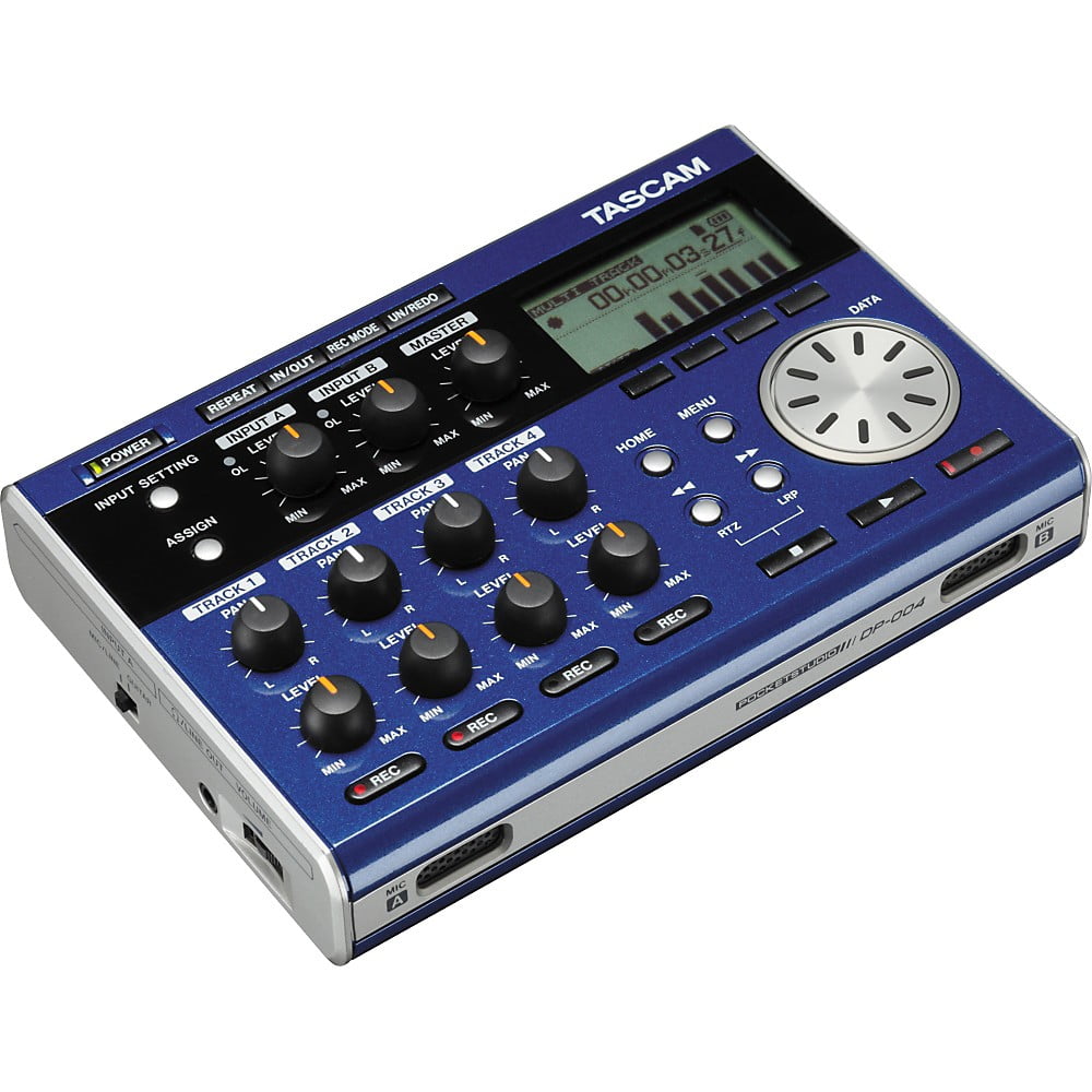 Tascam DP-004 Portable 4-track Digital Multi-track Recorder 